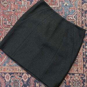 Ann Taylor Loft Dark Grey Pencil Skirt, Size 2